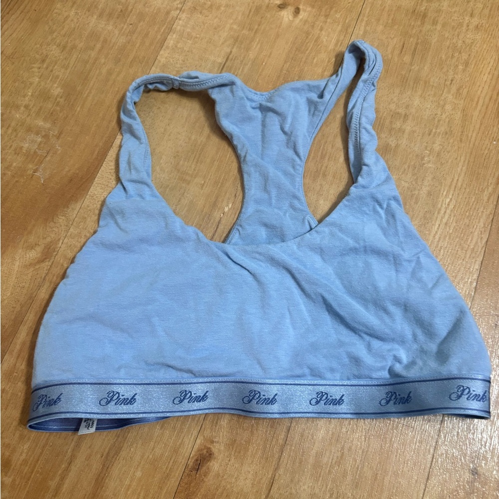 Victoria's Secret PINK Powder Blue Racerback Bralette